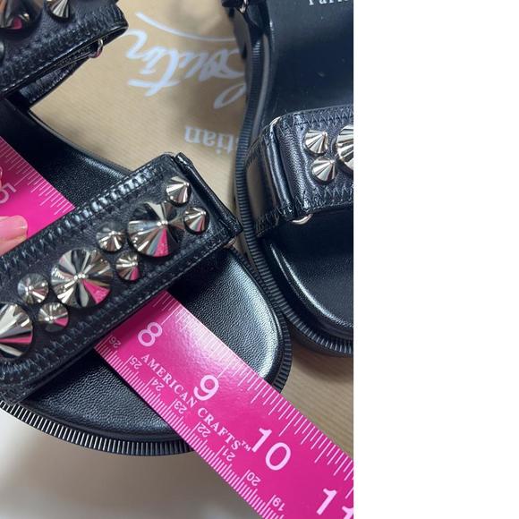 women's Spikita Cool Flat Leather Sport Spike Velcro Dad Sandals E527 - Picture 11 of 11